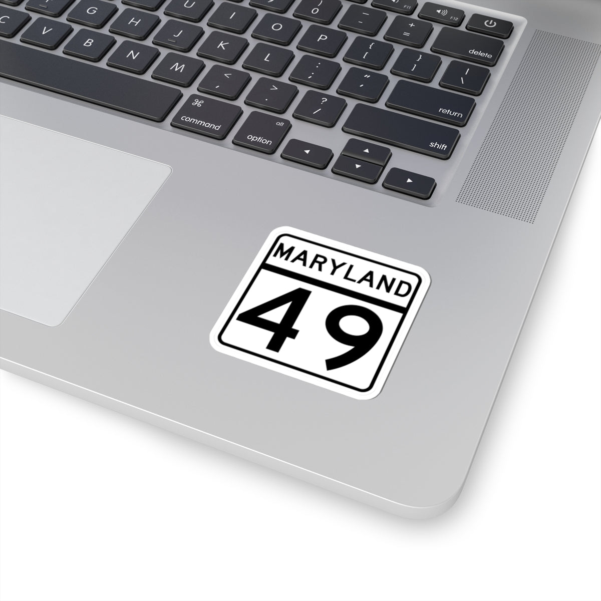 MD Route 49 (Maryland) (Road Sign) STICKER Vinyl Kiss-Cut Decal