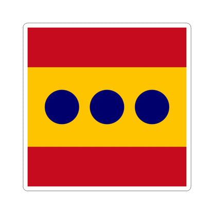 Flag of Admiral Spain (Spain) STICKER Vinyl Kiss-Cut Decal