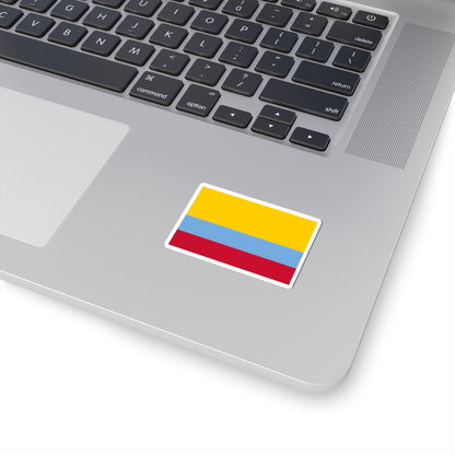 Flag of Venezuela with no coat of arms 1811-1836 (Colombia) STICKER Vinyl Kiss-Cut Decal