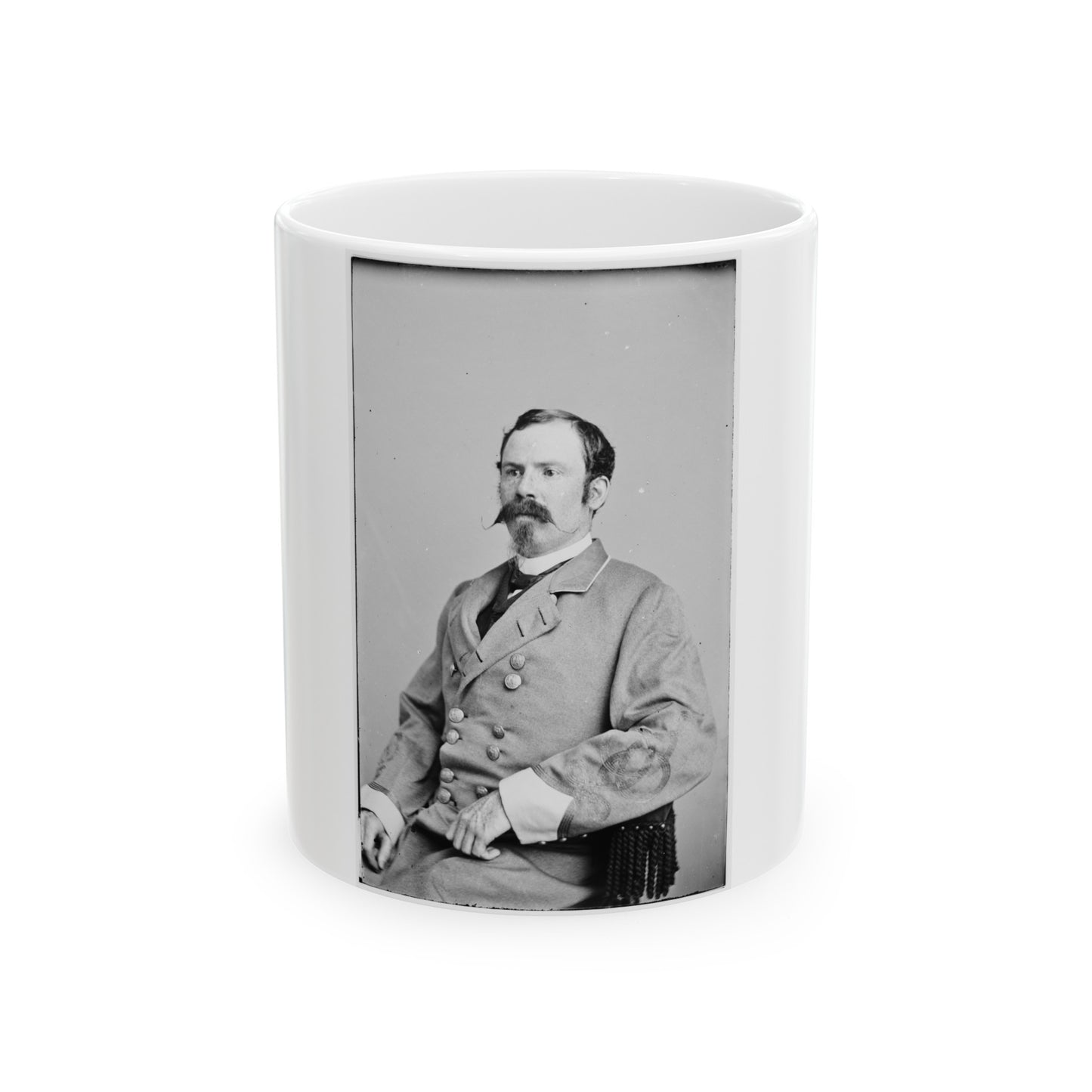 Portrait Of Colonel Thomas P. Ochiltree, Officer Of The Confederate Army (U.S. Civil War) White Coffee Mug