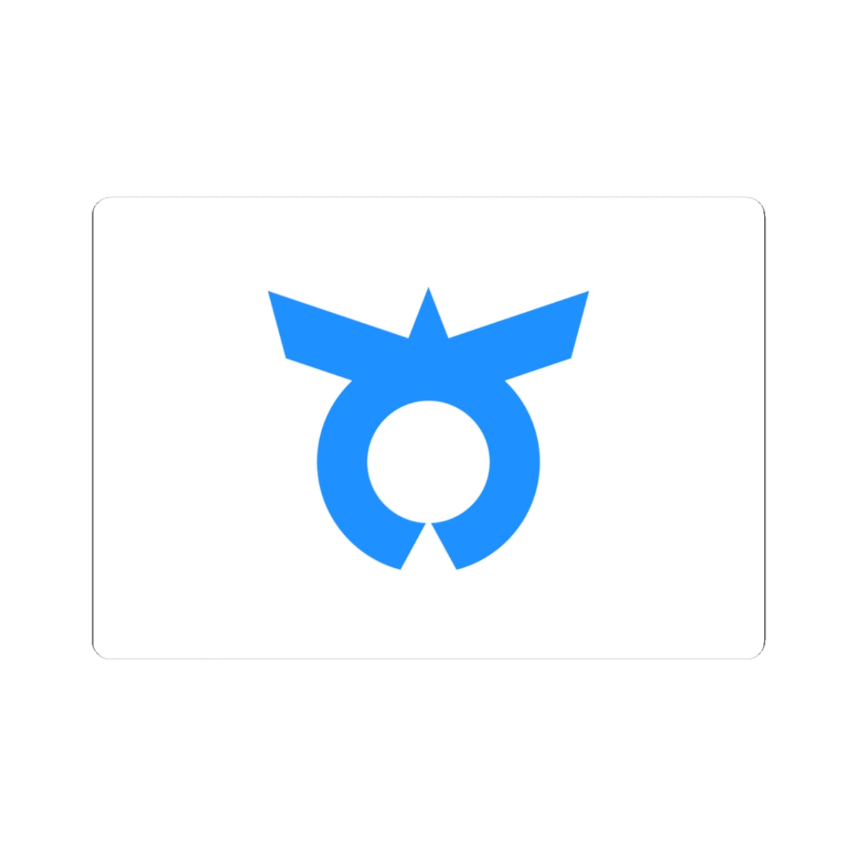 Flag of Otsuki Yamanashi (Japan) STICKER Vinyl Kiss-Cut Decal