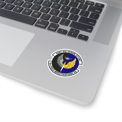 9th Field Investigations Squadron (U.S. Air Force) STICKER Vinyl Kiss-Cut Decal