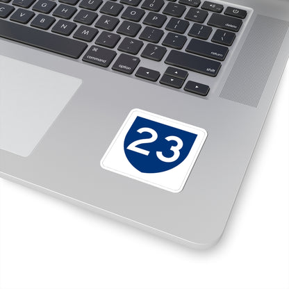 PR primary 23 (Puerto Rico) (Road Sign) STICKER Vinyl Kiss-Cut Decal