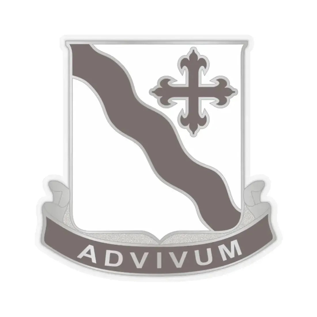 369 Medical Battalion (U.S. Army) STICKER Vinyl Kiss-Cut Decal 2 Inch Transparent - The Sticker Space