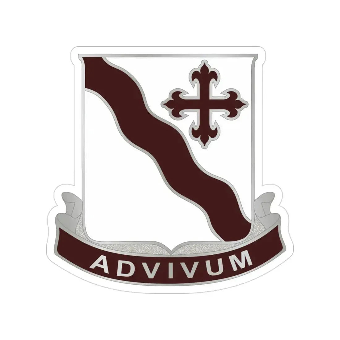 369 Medical Battalion (U.S. Army) Transparent STICKER Die-Cut Vinyl Decal - The Sticker Space