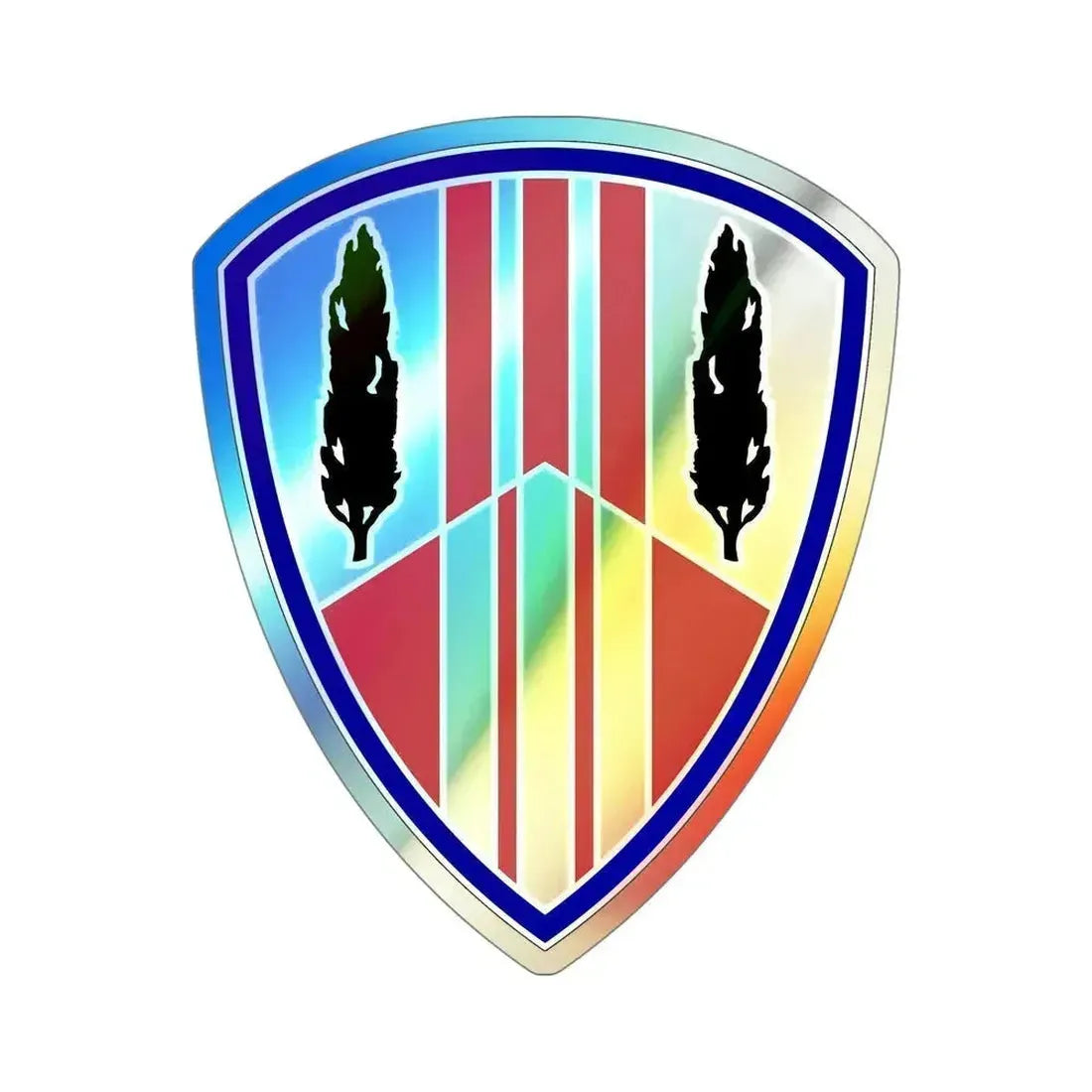 369 Sustainment Brigade (U.S. Army) Holographic STICKER Die-Cut Vinyl Decal 5 Inch Holographic - The Sticker Space