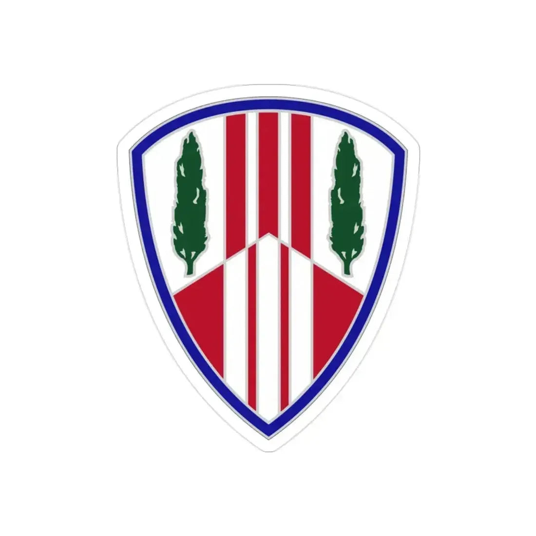 369 Sustainment Brigade (U.S. Army) REVERSE PRINT Transparent Die-Cut STICKER 2 Inch Die-Cut Transparent - The Sticker Space