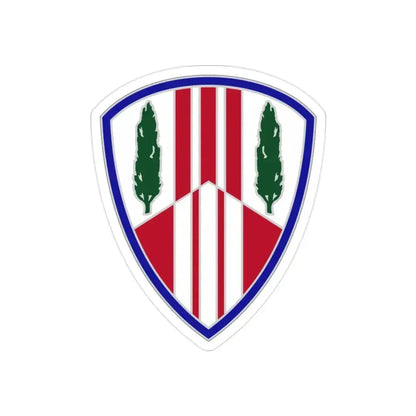 369 Sustainment Brigade (U.S. Army) REVERSE PRINT Transparent Die-Cut STICKER 2 Inch Die-Cut Transparent - The Sticker Space