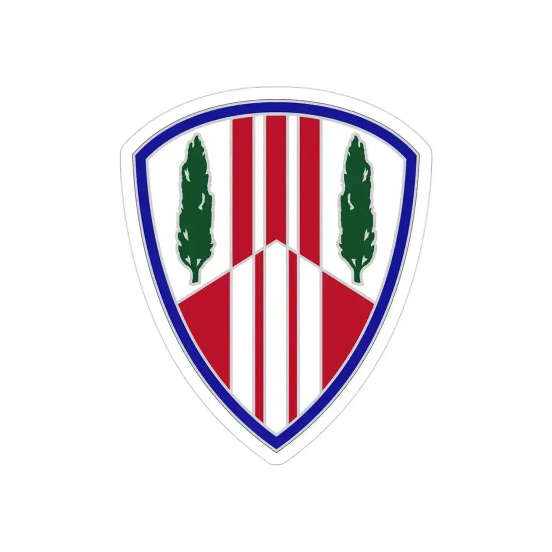 369 Sustainment Brigade (U.S. Army) REVERSE PRINT Transparent Die-Cut STICKER 3 Inch Die-Cut Transparent - The Sticker Space