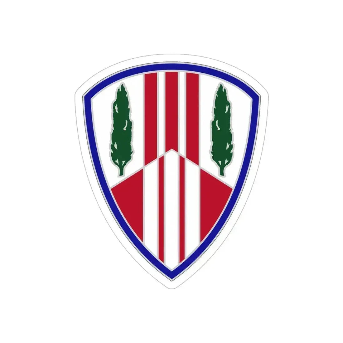 369 Sustainment Brigade (U.S. Army) REVERSE PRINT Transparent Die-Cut STICKER 6 Inch Die-Cut Transparent - The Sticker Space