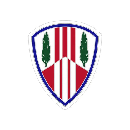 369 Sustainment Brigade (U.S. Army) REVERSE PRINT Transparent Die-Cut STICKER 6 Inch Die-Cut Transparent - The Sticker Space