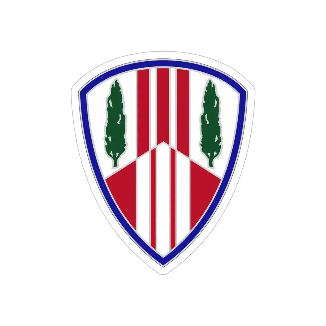 369 Sustainment Brigade (U.S. Army) REVERSE PRINT Transparent Die-Cut STICKER - The Sticker Space