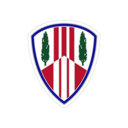 369 Sustainment Brigade (U.S. Army) REVERSE PRINT Transparent Die-Cut STICKER - The Sticker Space
