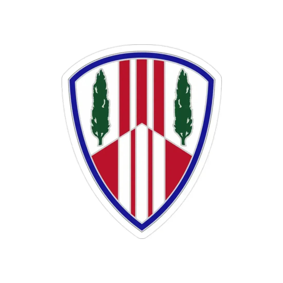 369 Sustainment Brigade (U.S. Army) REVERSE PRINT Transparent Die-Cut STICKER - The Sticker Space