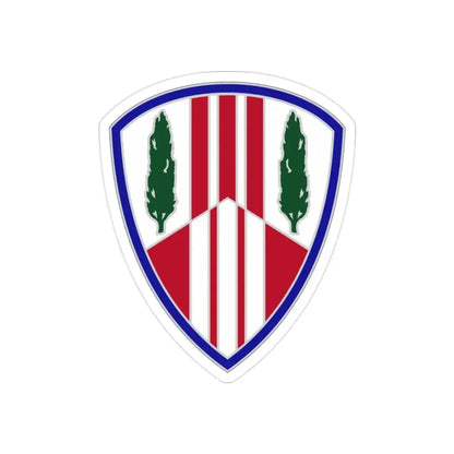 369 Sustainment Brigade (U.S. Army) REVERSE PRINT Transparent Die-Cut STICKER - The Sticker Space
