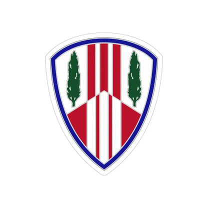 369 Sustainment Brigade (U.S. Army) REVERSE PRINT Transparent Die-Cut STICKER - The Sticker Space