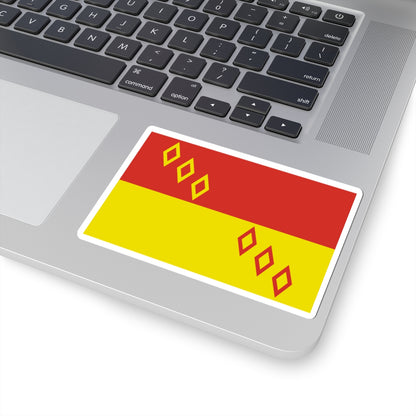 Flag of Noginsky rayon Moscow oblast (Russia) STICKER Vinyl Kiss-Cut Decal
