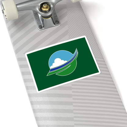 Flag of Ozora Hokkaido (Japan) STICKER Vinyl Kiss-Cut Decal