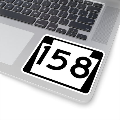 PA-158 (Pennsylvania) (Road Sign) STICKER Vinyl Kiss-Cut Decal