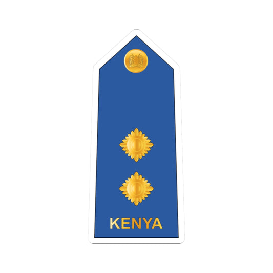 08. Kenyan Air Force LT (Kenya) (Military Rank) STICKER Vinyl Kiss-Cut Decal