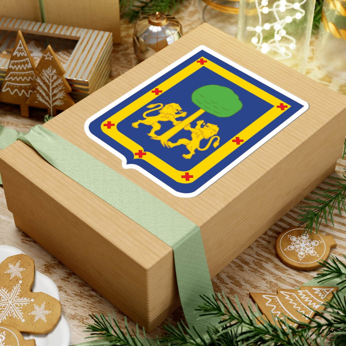 Arms of Guadalajara (Costa Rica) (Coat of Arms) STICKER Vinyl Kiss-Cut Decal