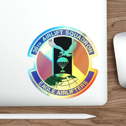 36th Airlift Squadron (U.S. Air Force) Holographic STICKER Die-Cut Vinyl Decal-The Sticker Space