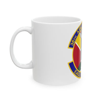 36th Airlift Squadron (U.S. Air Force) White Coffee Mug-The Sticker Space