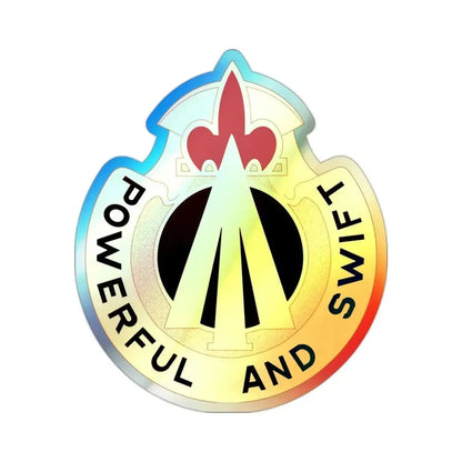 36th Artillery Group (U.S. Army) Holographic STICKER Die-Cut Vinyl Decal 2 Inch Holographic - The Sticker Space
