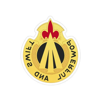 36th Artillery Group (U.S. Army) REVERSE PRINT Transparent Die-Cut STICKER - The Sticker Space