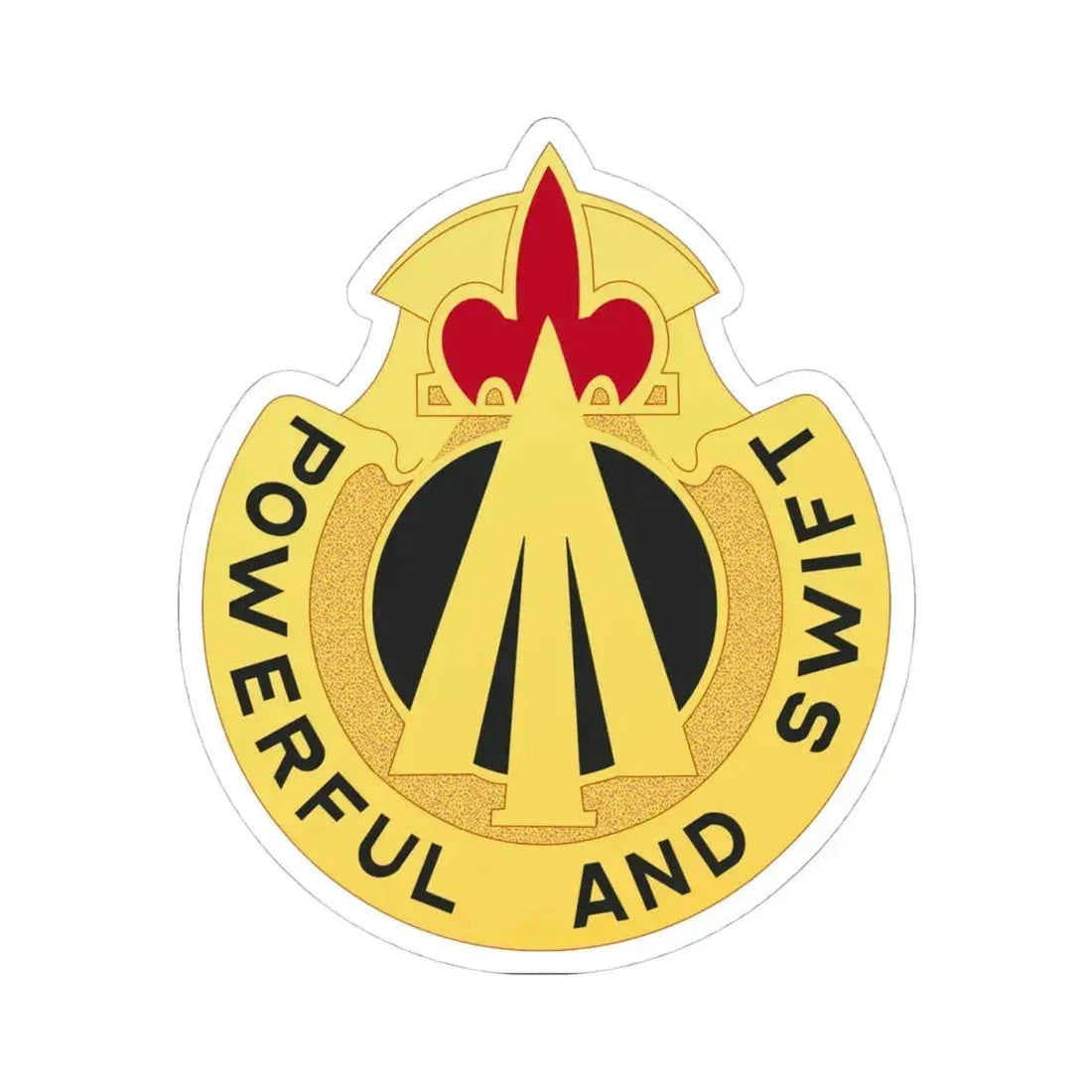 36th Artillery Group (U.S. Army) STICKER Vinyl Kiss-Cut Decal 4 Inch White - The Sticker Space