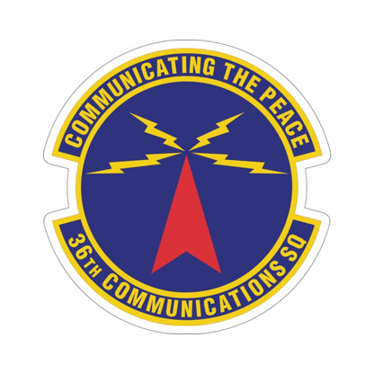 36th Communications Squadron (U.S. Air Force) STICKER Vinyl Die-Cut Decal-4 Inch-The Sticker Space