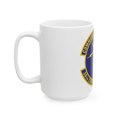 36th Communications Squadron (U.S. Air Force) White Coffee Mug-The Sticker Space