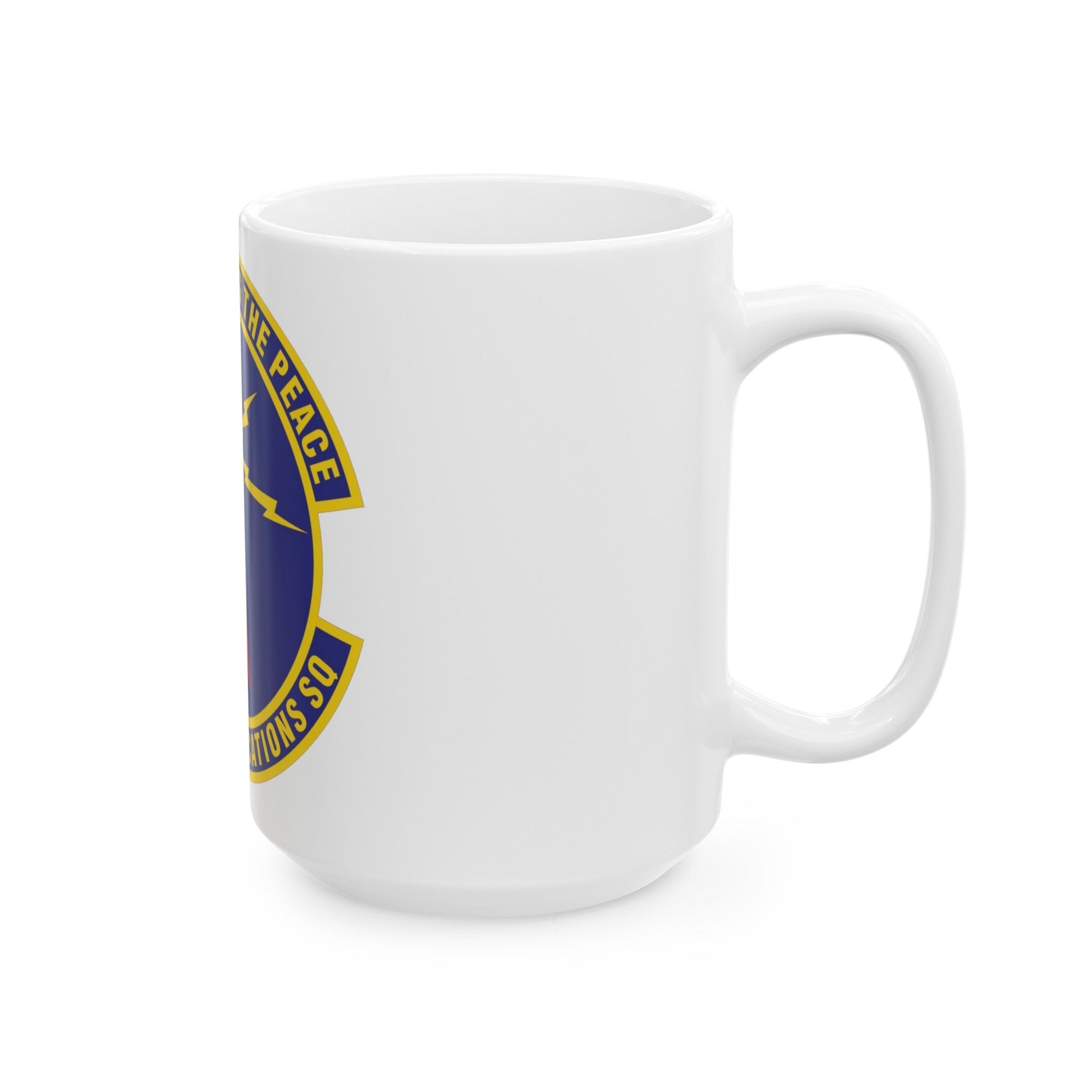 36th Communications Squadron (U.S. Air Force) White Coffee Mug-The Sticker Space