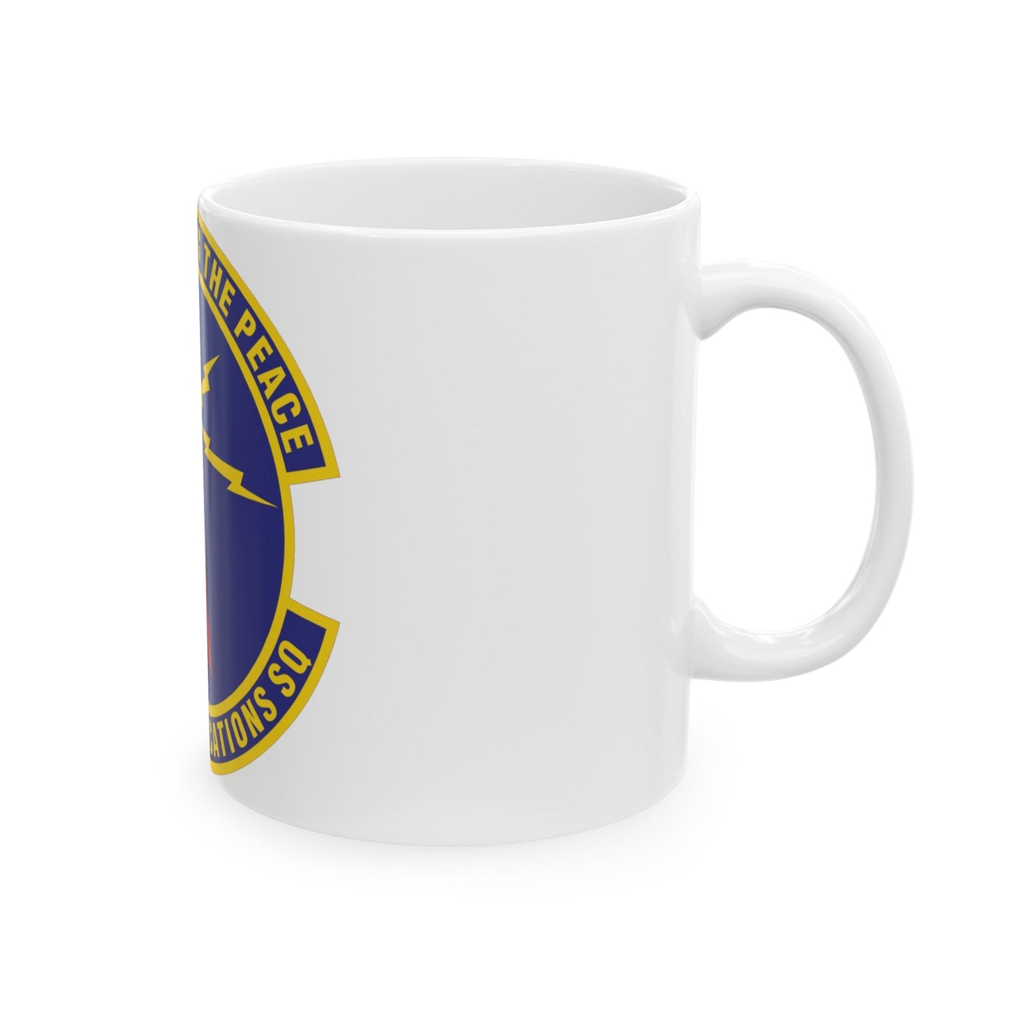 36th Communications Squadron (U.S. Air Force) White Coffee Mug-The Sticker Space