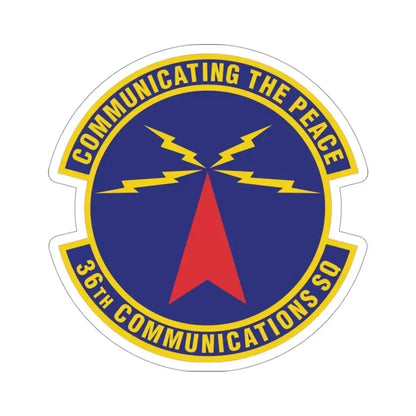 36th Communications Squadron (U.S. Air Force) STICKER Vinyl Die-Cut Decal 3 Inch - The Sticker Space