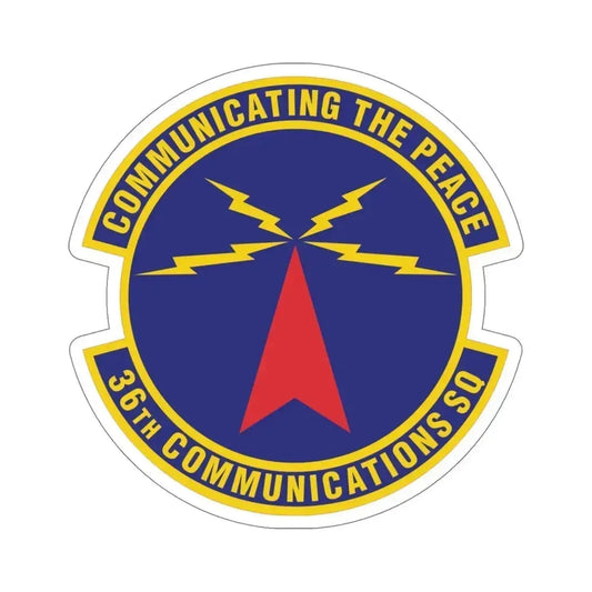 36th Communications Squadron (U.S. Air Force) STICKER Vinyl Die-Cut Decal 6 Inch - The Sticker Space