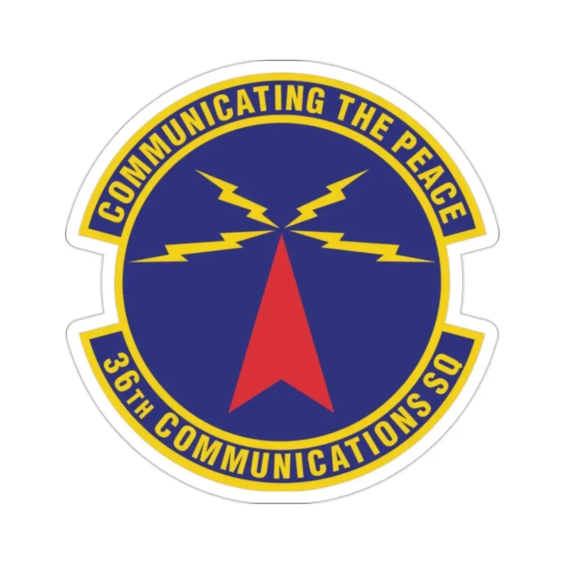 36th Communications Squadron (U.S. Air Force) STICKER Vinyl Die-Cut Decal - The Sticker Space