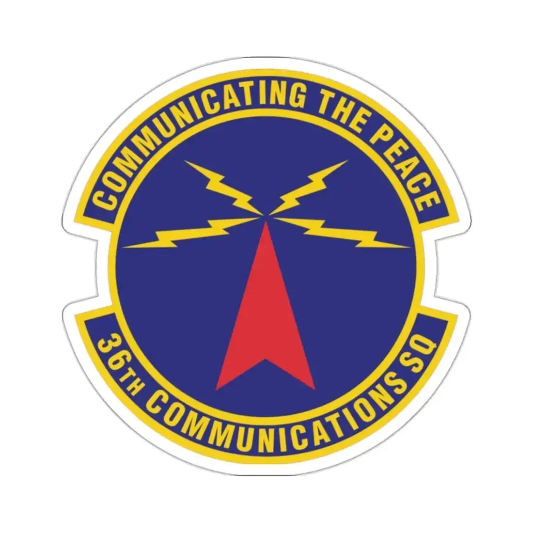 36th Communications Squadron (U.S. Air Force) STICKER Vinyl Kiss-Cut Decal - The Sticker Space