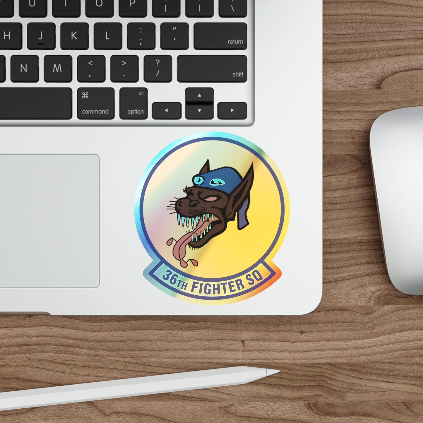 36th Fighter Squadron (U.S. Air Force) Holographic STICKER Die-Cut Vinyl Decal-The Sticker Space