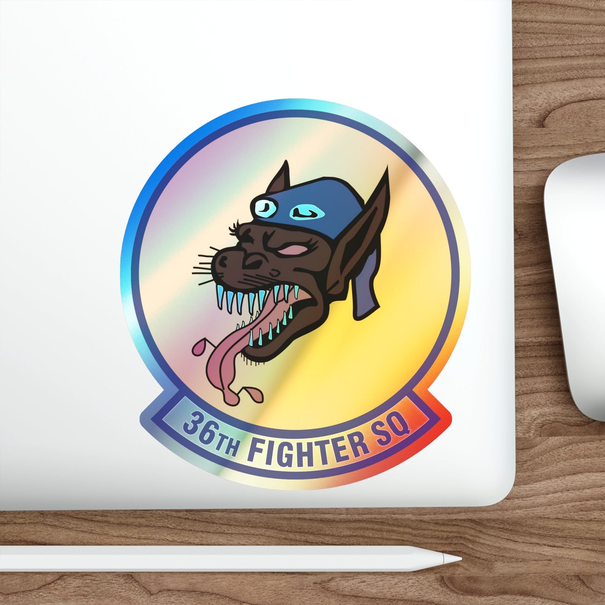 36th Fighter Squadron (U.S. Air Force) Holographic STICKER Die-Cut Vinyl Decal-The Sticker Space