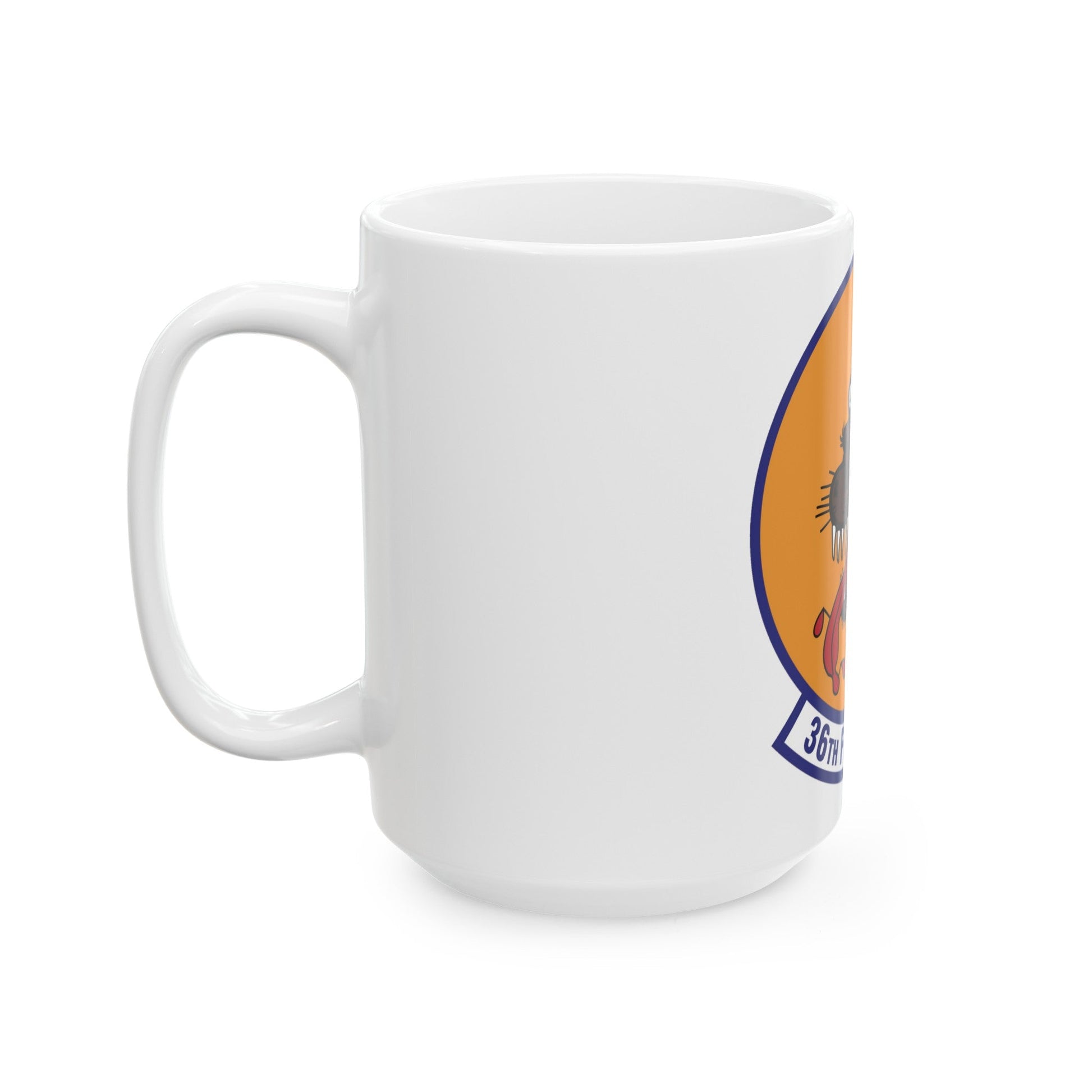 36th Fighter Squadron (U.S. Air Force) White Coffee Mug-The Sticker Space