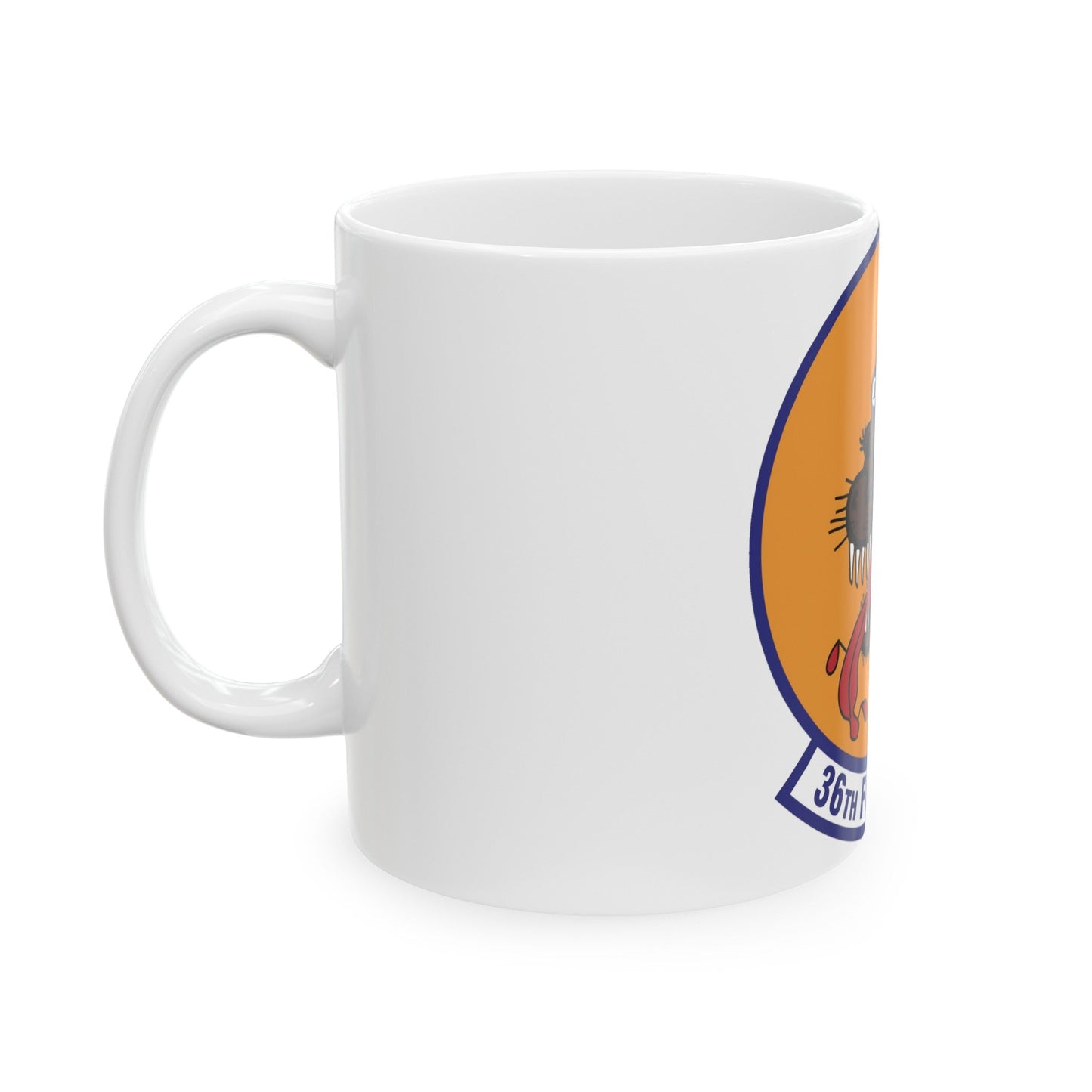 36th Fighter Squadron (U.S. Air Force) White Coffee Mug-The Sticker Space