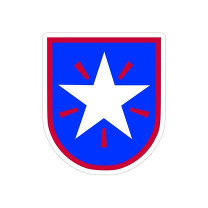 36th Infantry Brigade (U.S. Army) REVERSE PRINT Transparent STICKER-5" × 5"-The Sticker Space