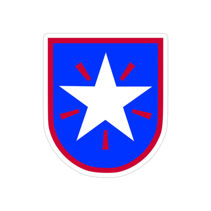 36th Infantry Brigade (U.S. Army) REVERSE PRINT Transparent STICKER-6" × 6"-The Sticker Space