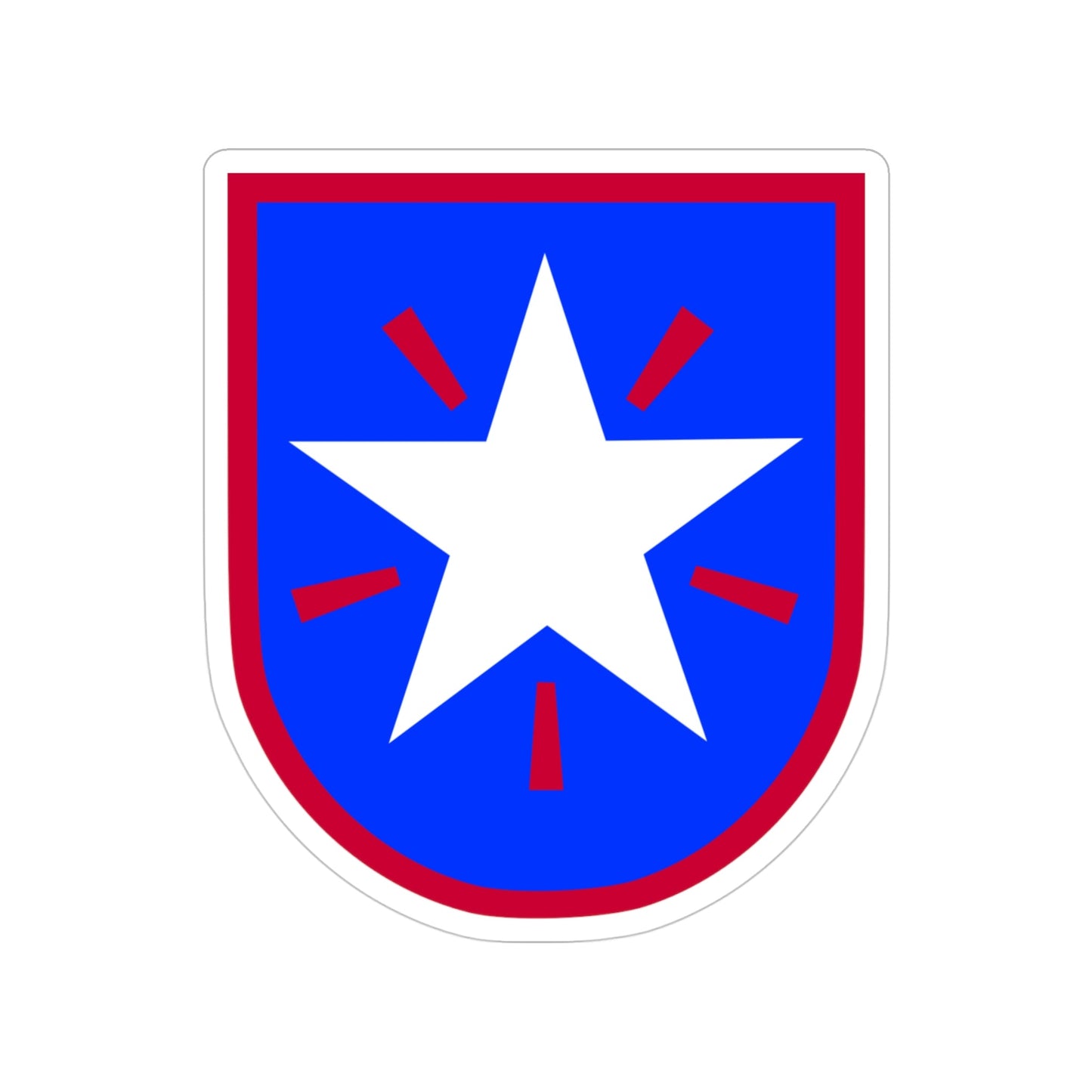 36th Infantry Brigade (U.S. Army) Transparent STICKER Die-Cut Vinyl Decal-4 Inch-The Sticker Space