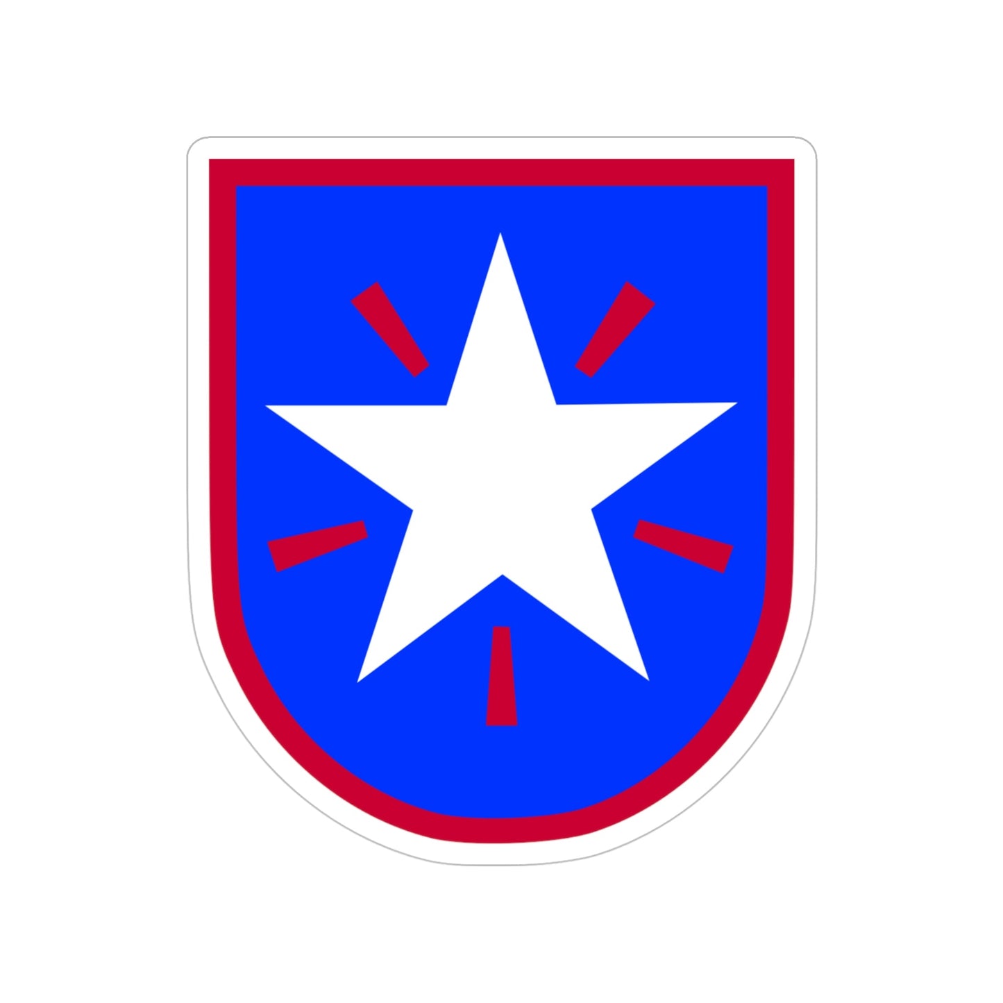 36th Infantry Brigade (U.S. Army) Transparent STICKER Die-Cut Vinyl Decal-5 Inch-The Sticker Space