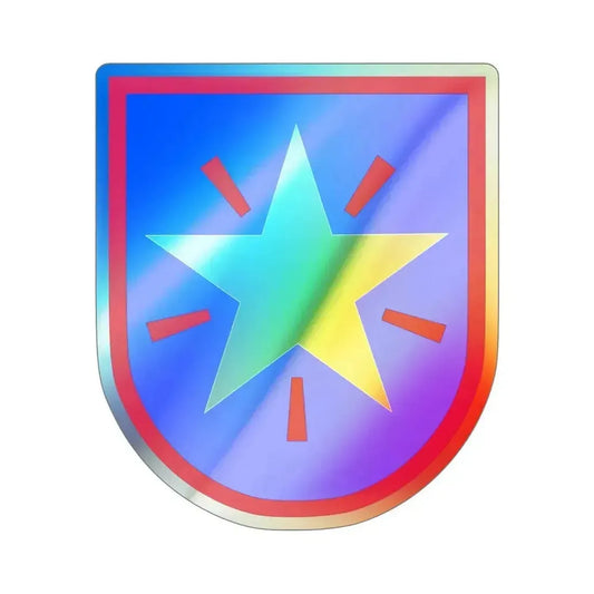 36th Infantry Brigade (U.S. Army) Holographic STICKER Die-Cut Vinyl Decal 6 Inch Holographic - The Sticker Space