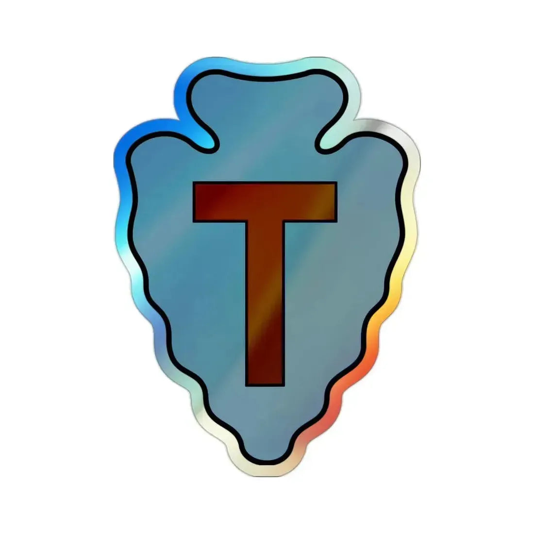 36th Infantry Division CSIB (U.S. Army) Holographic STICKER Die-Cut Vinyl Decal - The Sticker Space