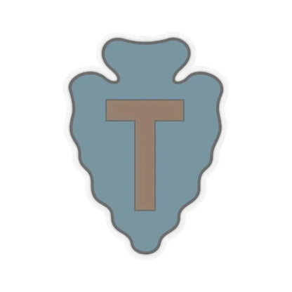 36th Infantry Division CSIB (U.S. Army) STICKER Vinyl Kiss-Cut Decal 2 Inch Transparent - The Sticker Space