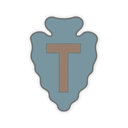 36th Infantry Division CSIB (U.S. Army) STICKER Vinyl Kiss-Cut Decal 4 Inch Transparent - The Sticker Space